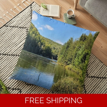 Floor Pillow Case Lake Perry