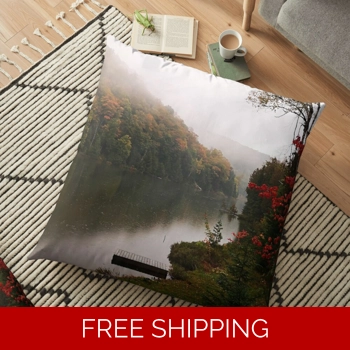 Floor Pillow Case Lake Perry..