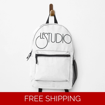 Le Studio Backpack White Bla..