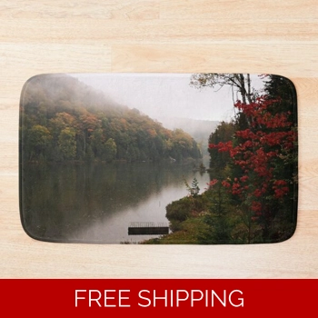 Le Studio Bath Mat Lake Perr..