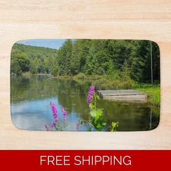 Le Studio Bath Mat Lake Perr..