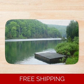 Le Studio Bath Mat Lake Perr..