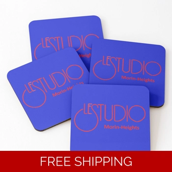 Coasters Royal Blue Red logo..