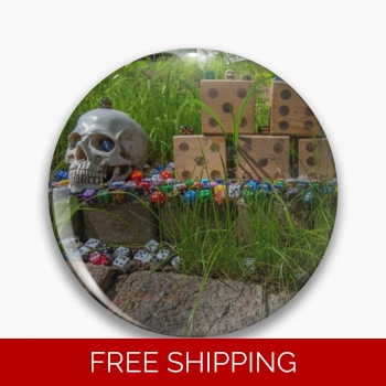 Le Studio Pin Roll the Bones..