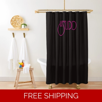 Le Studio Shower Curtain Bla..