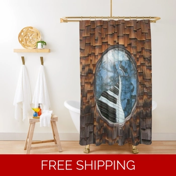 Le Studio Shower Curtain Pia..