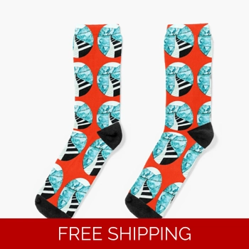 Le Studio Socks Orange ..