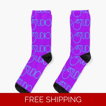 Le Studio Socks Purple ..