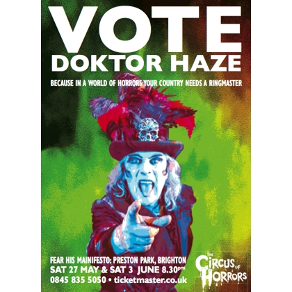 VOTE DOKTOR HAZE POSTER