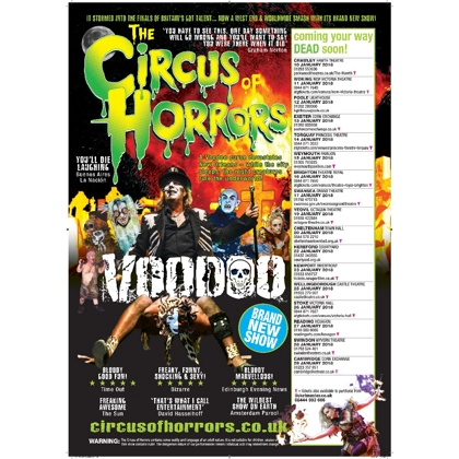 SIGNED VOODOO TOUR POSTER