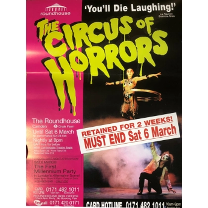 SIGNED RARE ROUND HOUSE POSTER LIMITED STOCK