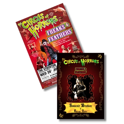 Freaks & Feather Brochure / fold out poster