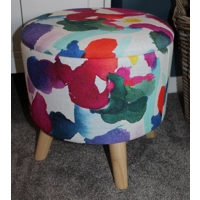 Large 40x40x40cm STORAGE Stool Footstool Ottoman BLUEBELLG..