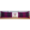 Fuchsia Harris Tweed & Voyage Maison Thistle Draught Excluder