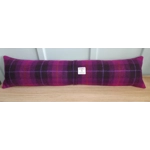 Fuchsia Harris Tweed & Voyage Maison Thistle Draught Excluder