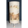 Handmade 35cmx15cm Cylinder Table Lamp with Voyage Highland Cow Fabric