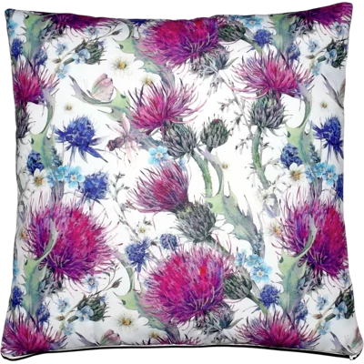 Thistle Waterproof UV Resistant Canvas Outdoor Cushion Cover 18" (Cover Only)