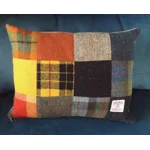 PATCHWORK Harris Tweed Cushion with Harris Tweed Back - Cushion Pad included
