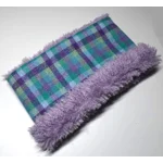 Harris Tweed® Snood/Neck Warmer  with Lilac Mongolian Faux Fur