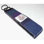 Western Isles Tartan Harris Tweed Key Fob Ring