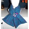 Harris Tweed® Scarf Neck Warmer with Thistle Velvet Lining and Removable Brooch