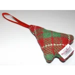 HARRIS TWEED Hanging Christmas Tree Decoration