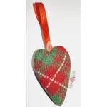 HARRIS TWEED Hanging Christmas Tree Decoration