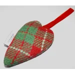 HARRIS TWEED Hanging Christmas Tree Decoration