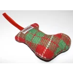 HARRIS TWEED Hanging Christmas Tree Decoration