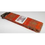 Orange Check Harris Tweed Key Fob, Key Ring, Key Chain