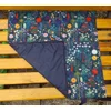 Compact, Lightweight FLOWERS Sit, Sitting Mat, Padded Ground Mat, Quilted, WATERPROOF TOP & BOTTOM
