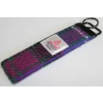 Western Isles Tartan Harris Tweed Key Fob Ring