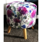 Large 40x40x40cm STORAGE Stool/Footstool Velvet Thistle Large 40x40x40cm STORAGE Stool/Footstool Velvet Thistle