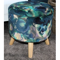 Large 40x40x40cm STORAGE Stool/Footstool Boeme Bonito Velvet