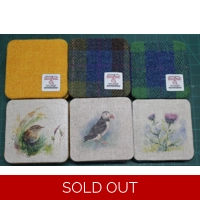 CUSTOM ORDER EUAN -16 Chunky Square Reversible Drinks Coasters