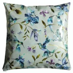 Voyage Hummingbird Waterproof Oil Cloth Outdoor Cushion Cover 16" (Cover Only)