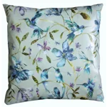 Voyage Hummingbird Waterproof Oil Cloth Outdoor Cushion Cover 16" (Cover Only)