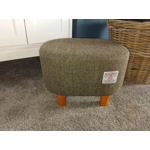 OVAL 40x30x30cm Footstool Hand Covered with Herringbone Check Harris Tweed OVAL 40x30x30cm Footstool Hand Covered with Herringbone Check Harris Tweed