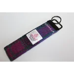 Western Isles Tartan Harris Tweed Key Fob Ring