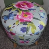 Large 40x40x40cm STORAGE Stool Footstool Ottoman BLUEBELLGRAY Teal Butterfly