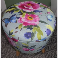 Large 40x40x40cm STORAGE Stool Footstool Ottoman BLUEBELLG..