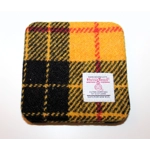 Set of 2 or 4 CHUNKY Square Reversible Drinks Coasters Macleod Harris Tweed & Highland Cow Set of 2 or 4 CHUNKY Square Reversible Drinks Coasters Macleod Harris Tweed & Highland Cow