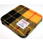 Set of 2 or 4 CHUNKY Square Reversible Drinks Coasters Macleod Harris Tweed & Highland Cow Set of 2 or 4 CHUNKY Square Reversible Drinks Coasters Macleod Harris Tweed & Highland Cow