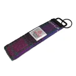 Western Isles Tartan Harris Tweed Key Fob Ring