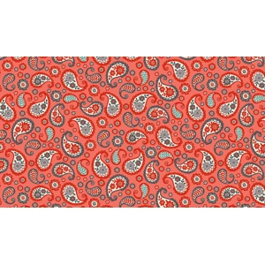 Papillon - Paisley Coral
