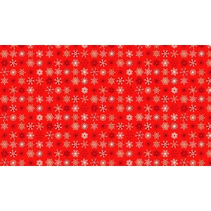 Christmas - Traditional - Snowflake Red