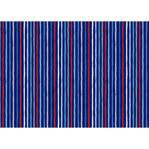 Beside the Sea - Chalky Stripe Navy