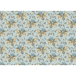 Edyta Sitar - Cocoa Blue - Thistle - Powder Blue