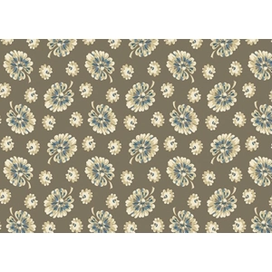 Edyta Sitar - Cocoa Blue - Monstera - Ochre