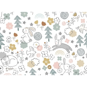 Lewis & Irene - Bella, Bunny & Bear on Cream